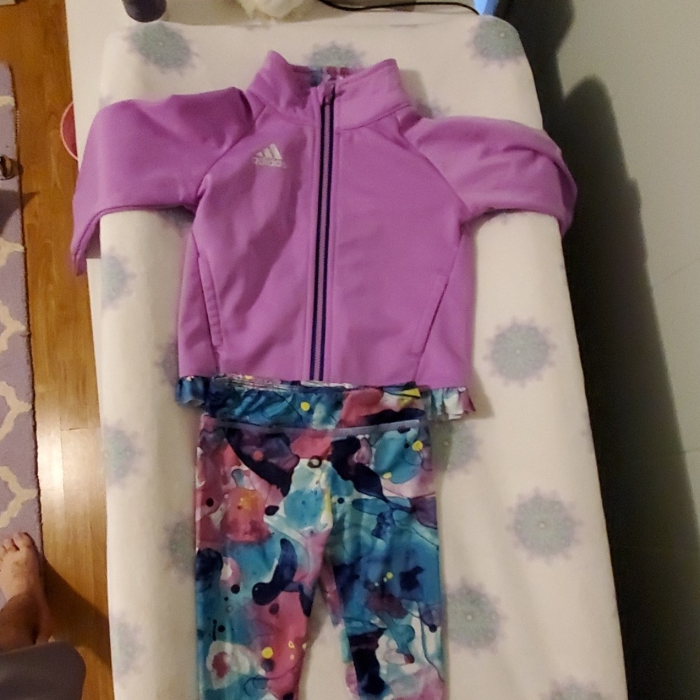 12 month Baby girl Adidas track jacket and legging